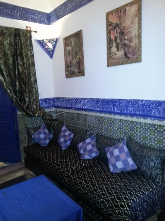 Séjour chez l'habitant Riad Dar Kader Chambre Bleue Marrakesh